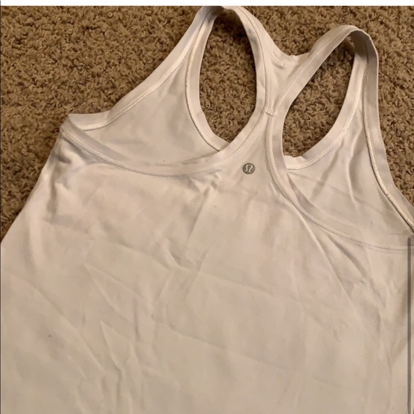 Lululemon white tank size 10 - Picture 3 of 3